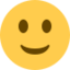 Slightly Smiling Face Emoji (Twitter, TweetDeck)