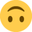 upside-down face Emoji (Twitter, TweetDeck)