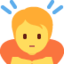 meghajló ember Emoji (Twitter, TweetDeck)