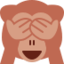 See-No-Evil Monkey Emoji (Twitter, TweetDeck)
