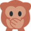 Speak-No-Evil Monkey Emoji (Twitter, TweetDeck)