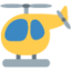 helikopter Emoji (Twitter, TweetDeck)