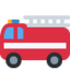 Fire Engine Emoji (Twitter, TweetDeck)