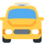 Oncoming Taxi Emoji (Twitter, TweetDeck)