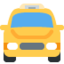 érkező taxi Emoji (Twitter, TweetDeck)