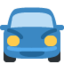 kereta dari arah depan Emoji (Twitter, TweetDeck)