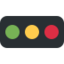 Horizontal Traffic Light Emoji (Twitter, TweetDeck)