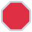 Stop Sign Emoji (Twitter, TweetDeck)