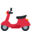 Motor Scooter Emoji (Twitter, TweetDeck)