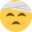Face With Head-Bandage Emoji (Twitter, TweetDeck)