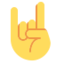 Sign Of The Horns Emoji (Twitter, TweetDeck)
