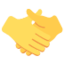 Handshake Emoji (Twitter, TweetDeck)