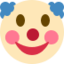Clown Face Emoji (Twitter, TweetDeck)