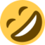 Rolling On The Floor Laughing Emoji (Twitter, TweetDeck)