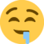 sabberndes Gesicht Emoji (Twitter, TweetDeck)