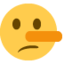 liegend gezicht Emoji (Twitter, TweetDeck)