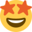 Star-Struck Emoji (Twitter, TweetDeck)