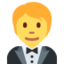 mężczyzna w smokingu Emoji (Twitter, TweetDeck)