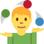 Person Juggling Emoji (Twitter, TweetDeck)