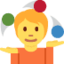 giocoliere Emoji (Twitter, TweetDeck)