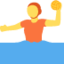 Person Playing Water Polo Emoji (Twitter, TweetDeck)