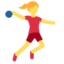 Person Playing Handball Emoji (Twitter, TweetDeck)