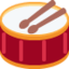 Drum Emoji (Twitter, TweetDeck)