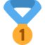 1St Place Medal Emoji (Twitter, TweetDeck)
