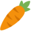 Carrot Emoji (Twitter, TweetDeck)