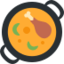 Shallow Pan Of Food Emoji (Twitter, TweetDeck)