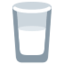 Glass Of Milk Emoji (Twitter, TweetDeck)