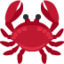 Crab Emoji (Twitter, TweetDeck)