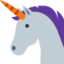 Unicorn Face Emoji (Twitter, TweetDeck)