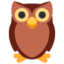 Owl Emoji (Twitter, TweetDeck)