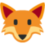 Fox Face Emoji (Twitter, TweetDeck)