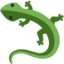 Lizard Emoji (Twitter, TweetDeck)