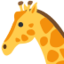 Giraffe Emoji (Twitter, TweetDeck)