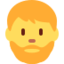 Bearded Person Emoji (Twitter, TweetDeck)
