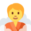 osoba w zaparowanym pomieszczeniu Emoji (Twitter, TweetDeck)