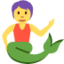 Merperson Emoji (Twitter, TweetDeck)