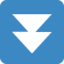 fast down button Emoji (Twitter, TweetDeck)