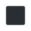 hình vuông nhỏ vừa màu đen Emoji (Twitter, TweetDeck)
