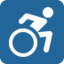 Wheelchair Symbol Emoji (Twitter, TweetDeck)