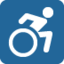 Wheelchair Symbol Emoji (Twitter, TweetDeck)