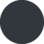 cercle noir Emoji (Twitter, TweetDeck)